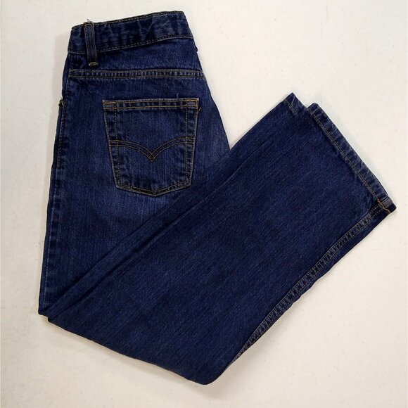 Levi Strauss 505 Women's 10 Reg 25x25 Low Rise Straight Leg Adjustable Waist EUC - Picture 7 of 12